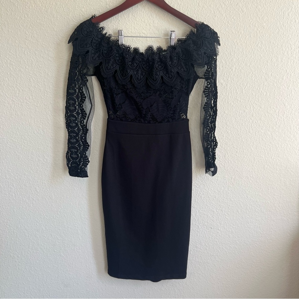 Black Lace Dress